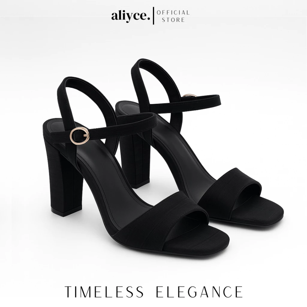 Sepatu Heels Wanita 7 Cm | Single Strap Open Toe